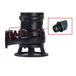 Насос канализационный CNP 100WQ100-30-15AC(I) 15кВт 3х380В чугунный с автоматической трубной муфтой DN 100 кабель 9м 40гр.